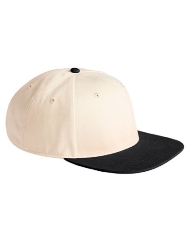 BEE-B662-Contrast Flat Peak 6 Panel Cap
